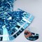 2pcs 3ft x 8ft Light Blue Metallic Tinsel Foil Fringe Curtains Backdrop for Frozen Mermaid Blue Birthday Party Decorations, Baby Shower Bachelorette Bridal Shower Party Decorations